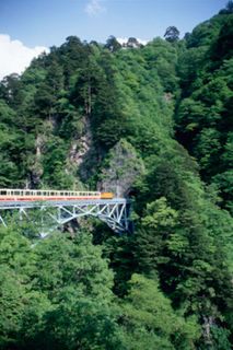 No.604-1: 黒部峡谷に春到来！トロッコ電車から原生林の若葉や残雪の景観を楽しもう